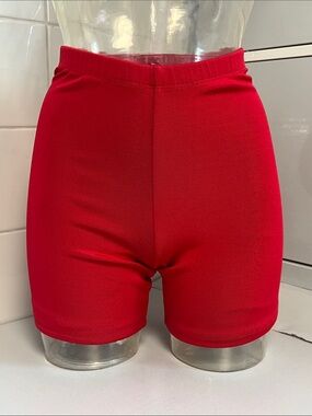 Fully Lined Slim High Waist Swim/Guard Bike Shorts S NWOT Pezzi Y2K